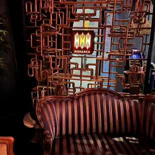 a couch and a chair in a room
