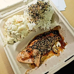 Tiny thin Furikake salmon
