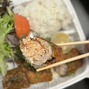 Crab Stuffed Ahi