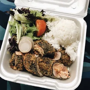 Crabmeat Stuffed Ahi