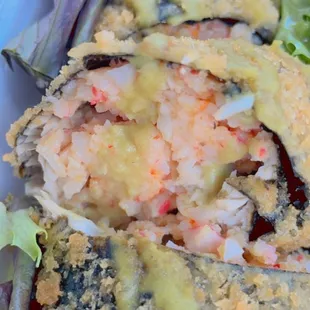 Deep Fried Crab Rolls