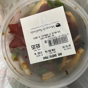 Ahi Shoyu Poke