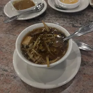 Hot and Sour Soup with pork