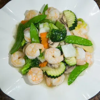 Vegetable Medley with Shrimp