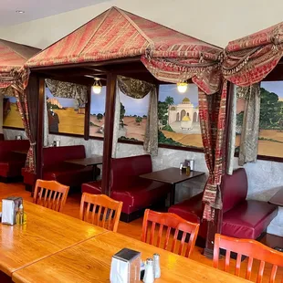the interior of a restaurant