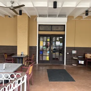 The front door
