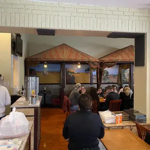 The entrance