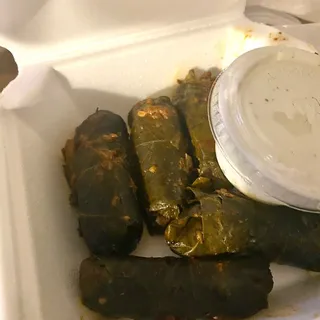 Meat Grape Leaves Plate