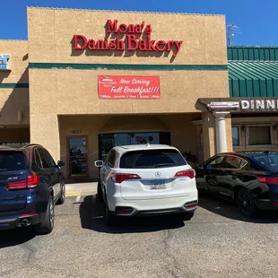 the outside of the building