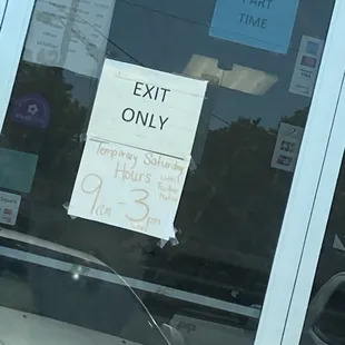 New hours (June 2021)