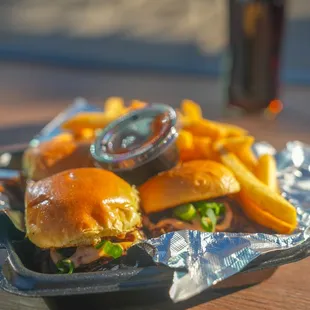 Brisket Sliders &amp; Fries
