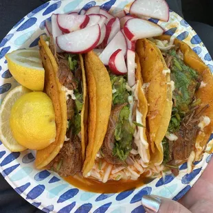 Quesabirria tacos de res