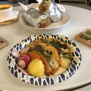 Mexican tacos and Mexican burrito San Mateo