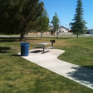 Picnic table with grill