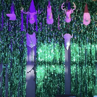 Inside the brewery. They had these little guys in the Atlanta location as well.