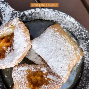 Sweet potato beignet