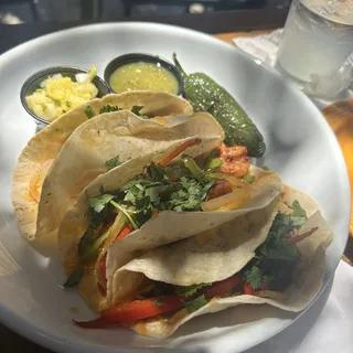 SHRIMP TACOS