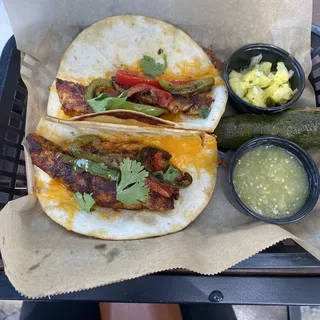 BLACKENED REDFISH TACOS