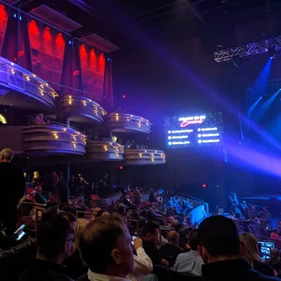 Left view from my seat at the Pearl