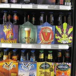 Wide selection of beer