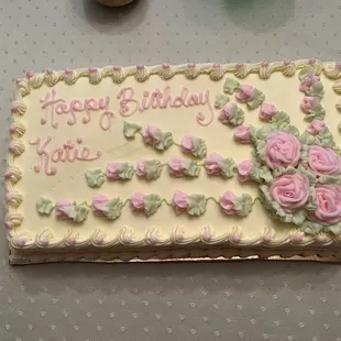 a birthday cake