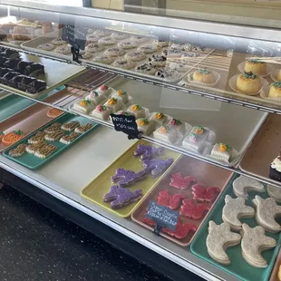 a variety of baked goods