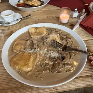 Mushroom Ravioli