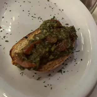 Bruschetta Platter tomato basil was kinda meh.