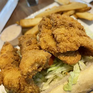 Fish po-boy...delicious!!
