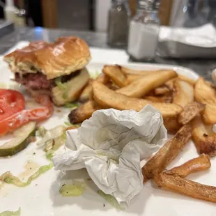 Terrible burger and cold fries $17.00?