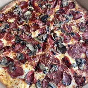 Pepperoni and Mushrooms