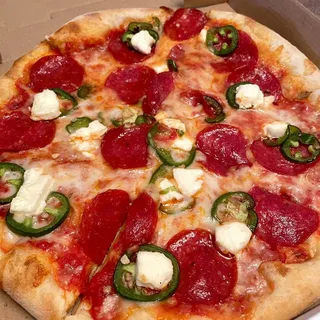 Jalapeno Popper Pepperoni Pizza