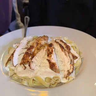 Blackened Chicken Alfredo