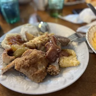 a plate of food