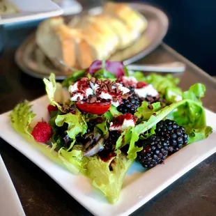 Seasonal berry salad