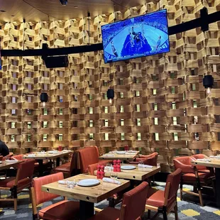 interior, sushi and sashimi