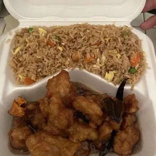 Orange chicken