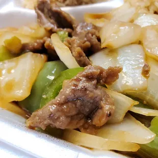 Lunch Special #3 Green Pepper Steak
