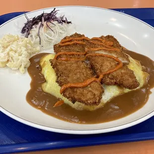 Chicken Katsu Omurice