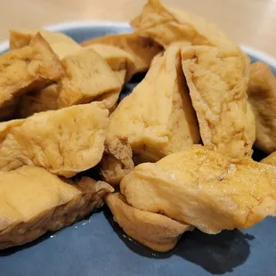 Triangle Fried Tofu, 三角油豆腐, $6.49 - 2 Stars