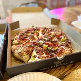 Mighty meaty pizza (12 in)