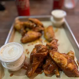 bbq chicken, fried chicken, food, bbq wings, poultry, chicken wings and fried chicken, chicken, chicken wings, fried chicken wings