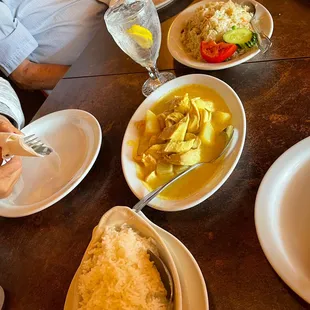 Yellow Curry, Egg Fried Rice