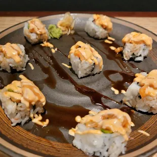 Volcano roll