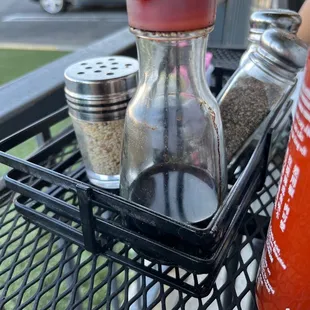 Please refill and clean all condiments before the shift.