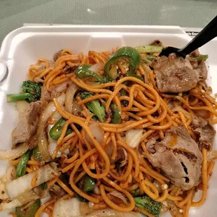 Pork noodles
