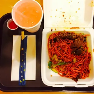 Lemonade and Mongolian BBQ