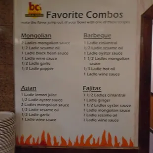 A helpful guide to help pick your flavors.