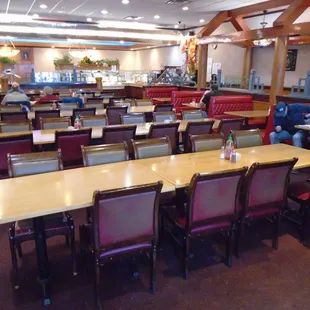 View looking to the right from our front booth.