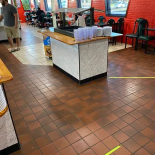 the interior of a restaurant